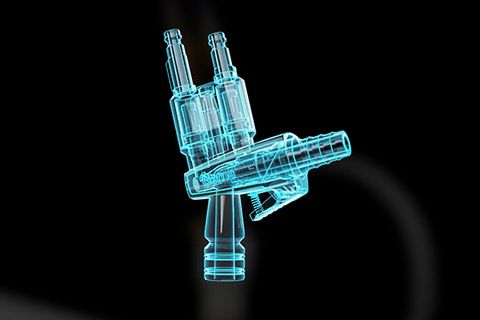 OptiFlow ProX wear part X-ray vision into the OptiFlow ProX injector
