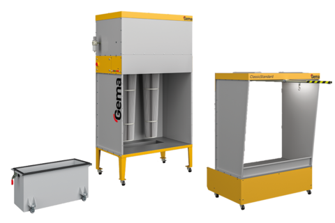 Modular design of manual booths