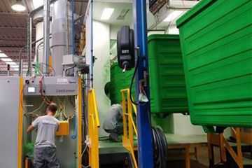 Job Coating at Metalux Italy, Lohnbeschichtung bei Metalux Italien